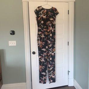 Long tall sally floral jumpsuit